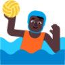 person playing water polo dark emoji