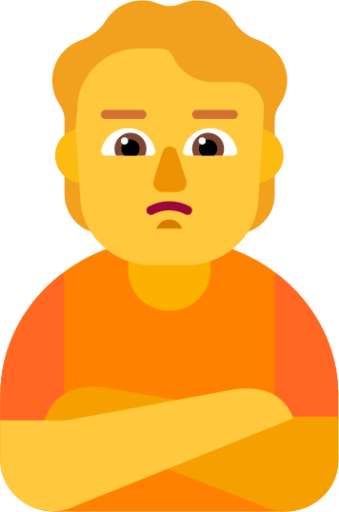 person pouting default emoji