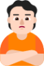 person pouting light emoji