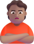 person pouting medium emoji