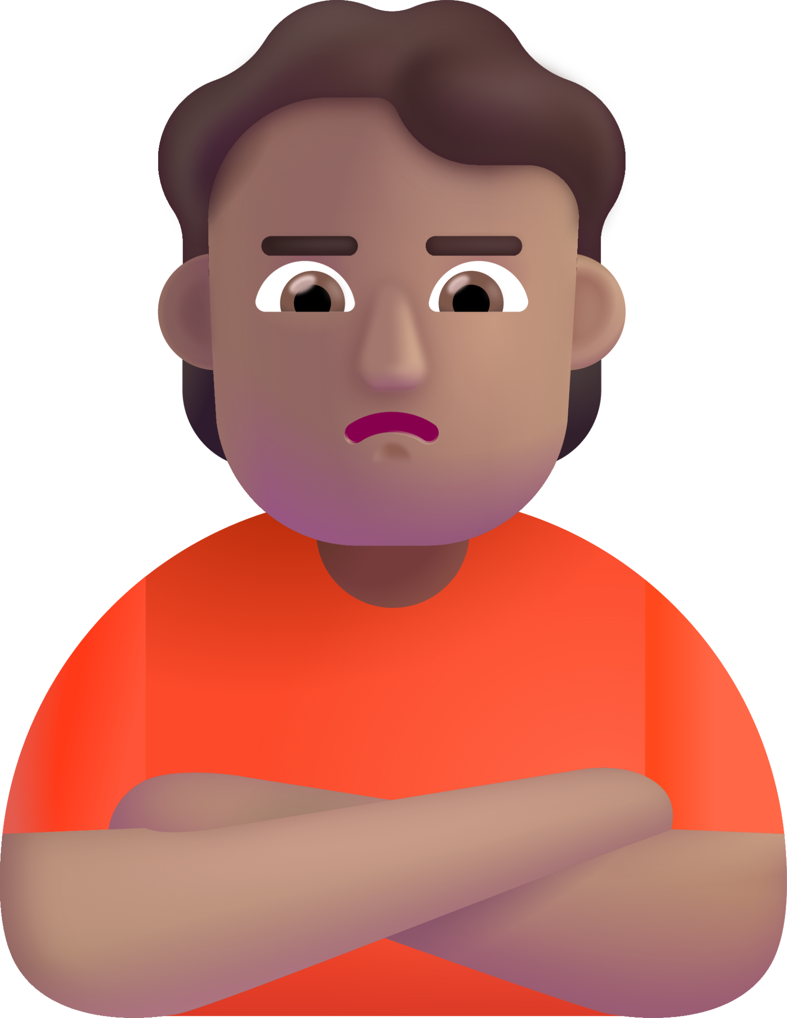 person pouting medium emoji