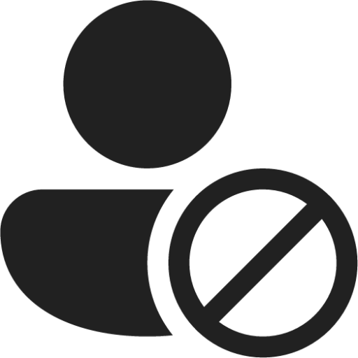 Person Prohibited icon