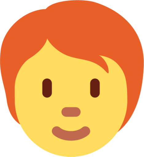 person: red hair emoji