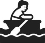 person rowing boat emoji