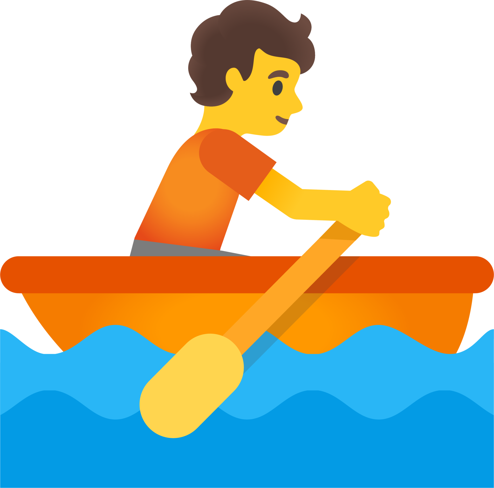 person rowing boat emoji