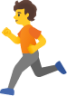 person running emoji