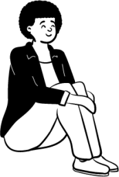 person sitting 1 illustration