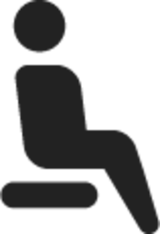 person sitting icon