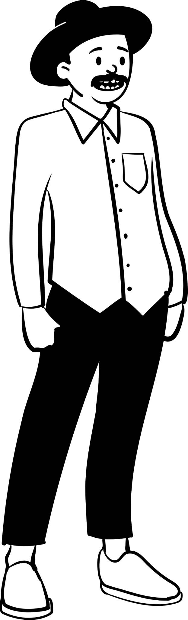 person standing 3 illustration