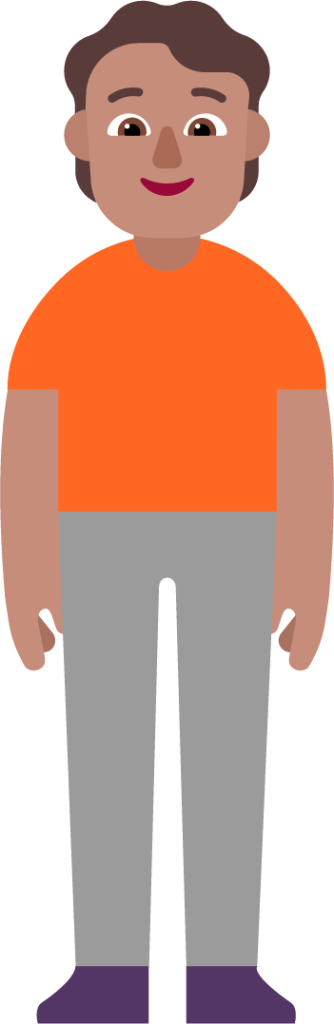 person standing medium emoji