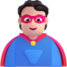 person superhero light emoji