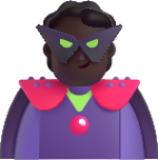person supervillain dark emoji