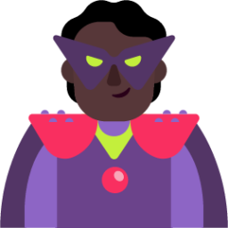 person supervillain dark emoji