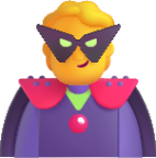person supervillain default emoji