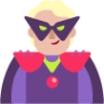 person supervillain medium light emoji