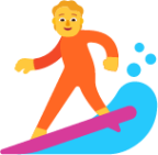 person surfing default emoji