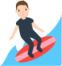 person surfing emoji
