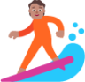 person surfing medium emoji
