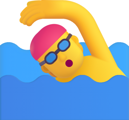 person swimming default emoji