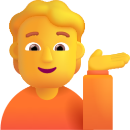 person tipping hand default emoji