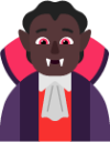 person vampire dark emoji