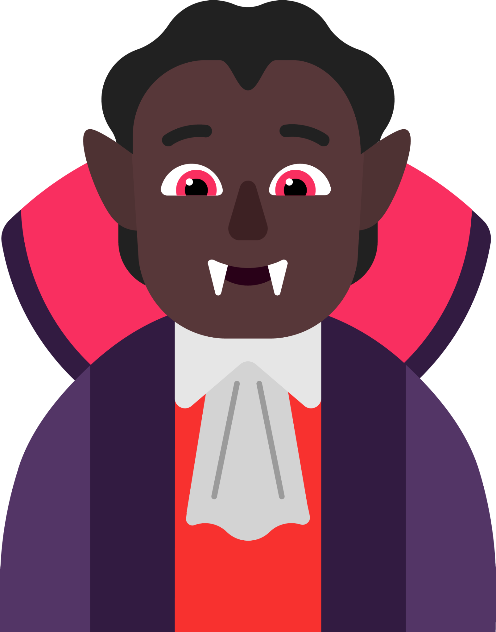 person vampire dark emoji