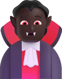 person vampire dark emoji