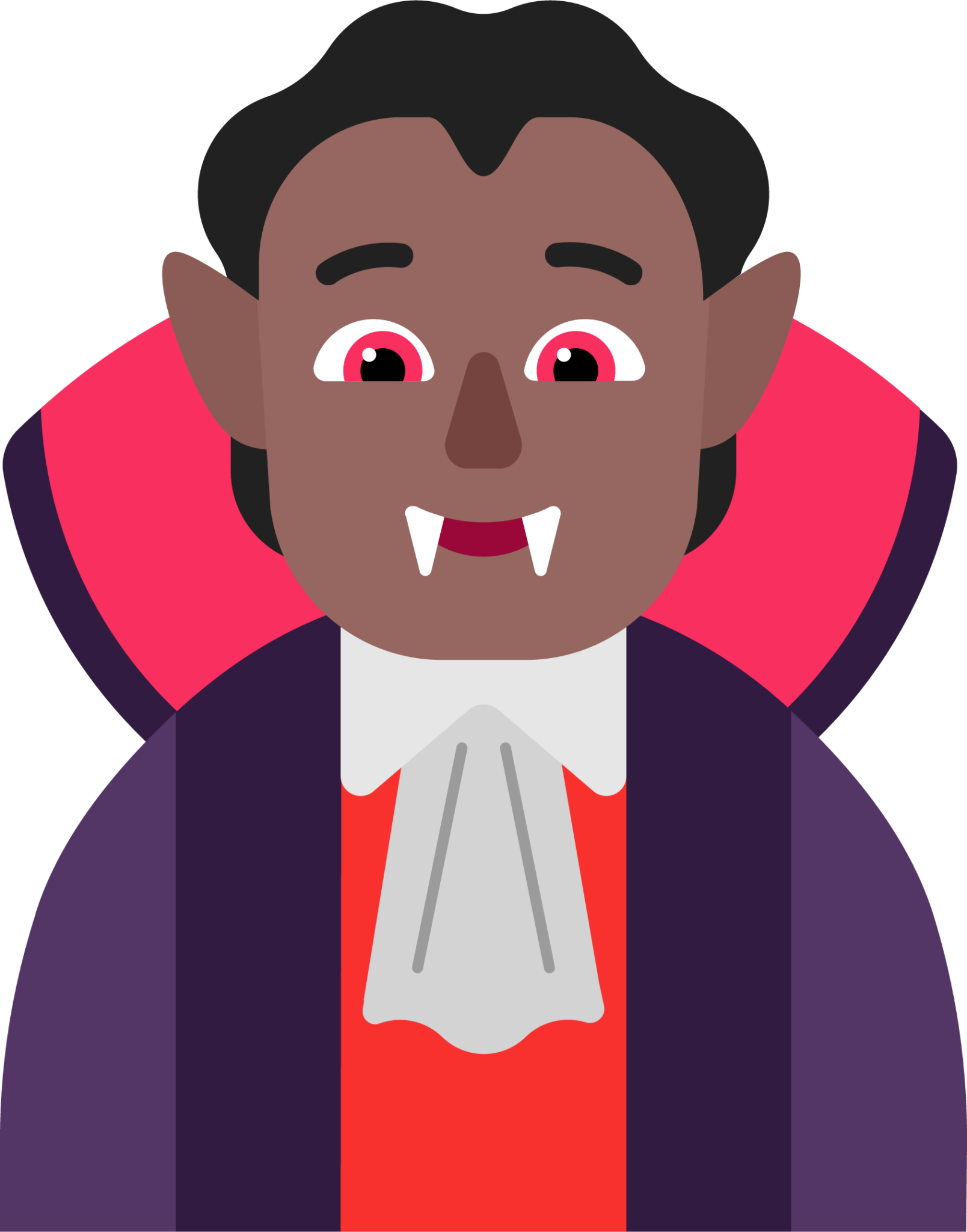 person vampire medium dark emoji