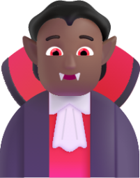 person vampire medium dark emoji
