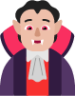 person vampire medium light emoji