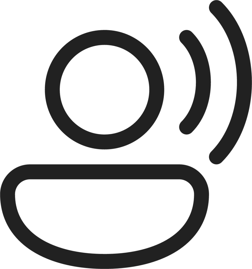 Person Voice icon