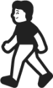 person walking emoji