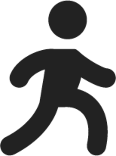 person walking transportation icon