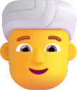 person wearing turban default emoji