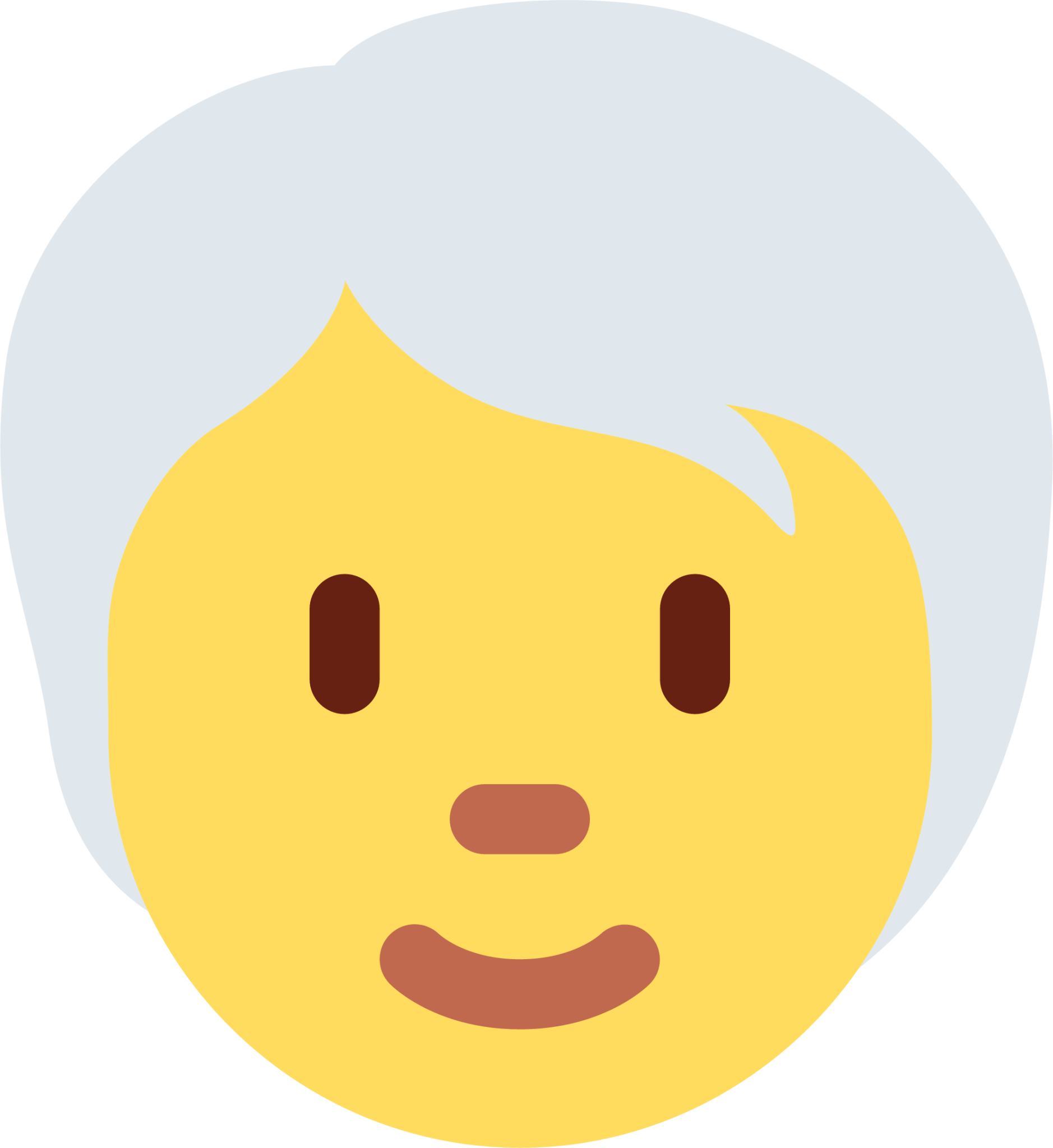 person: white hair emoji