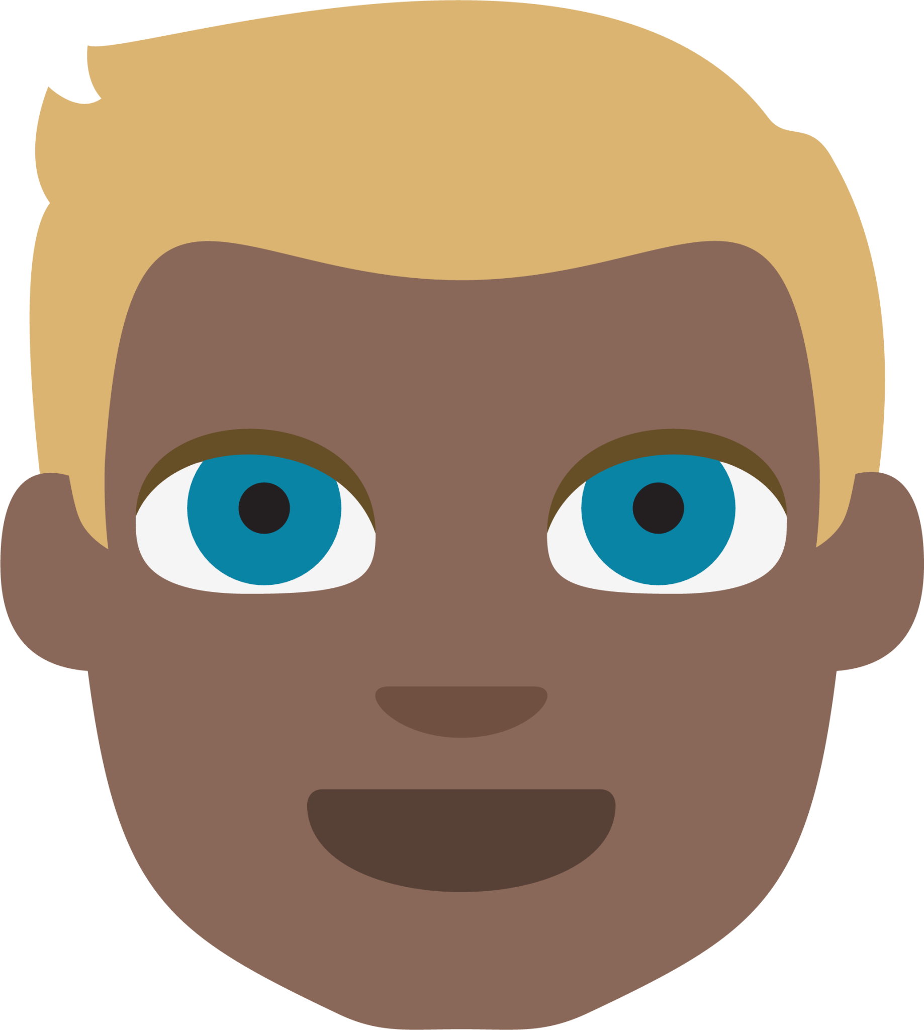 person with blond hair tone 5 emoji