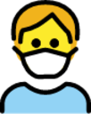 person with medical mask emoji