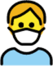 person with medical mask emoji