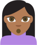 person with pouting face tone4 emoji