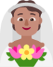 person with veil medium emoji