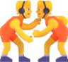 person wrestling emoji