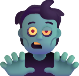 person zombie emoji