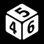 perspective dice five icon