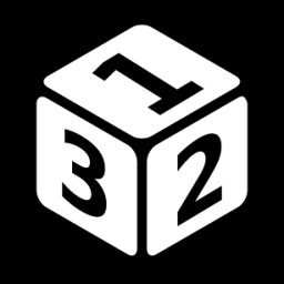 perspective dice one icon