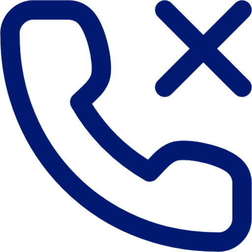phone cross icon