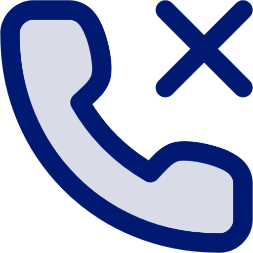 phone cross icon