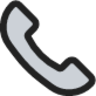 Phone duotone line icon