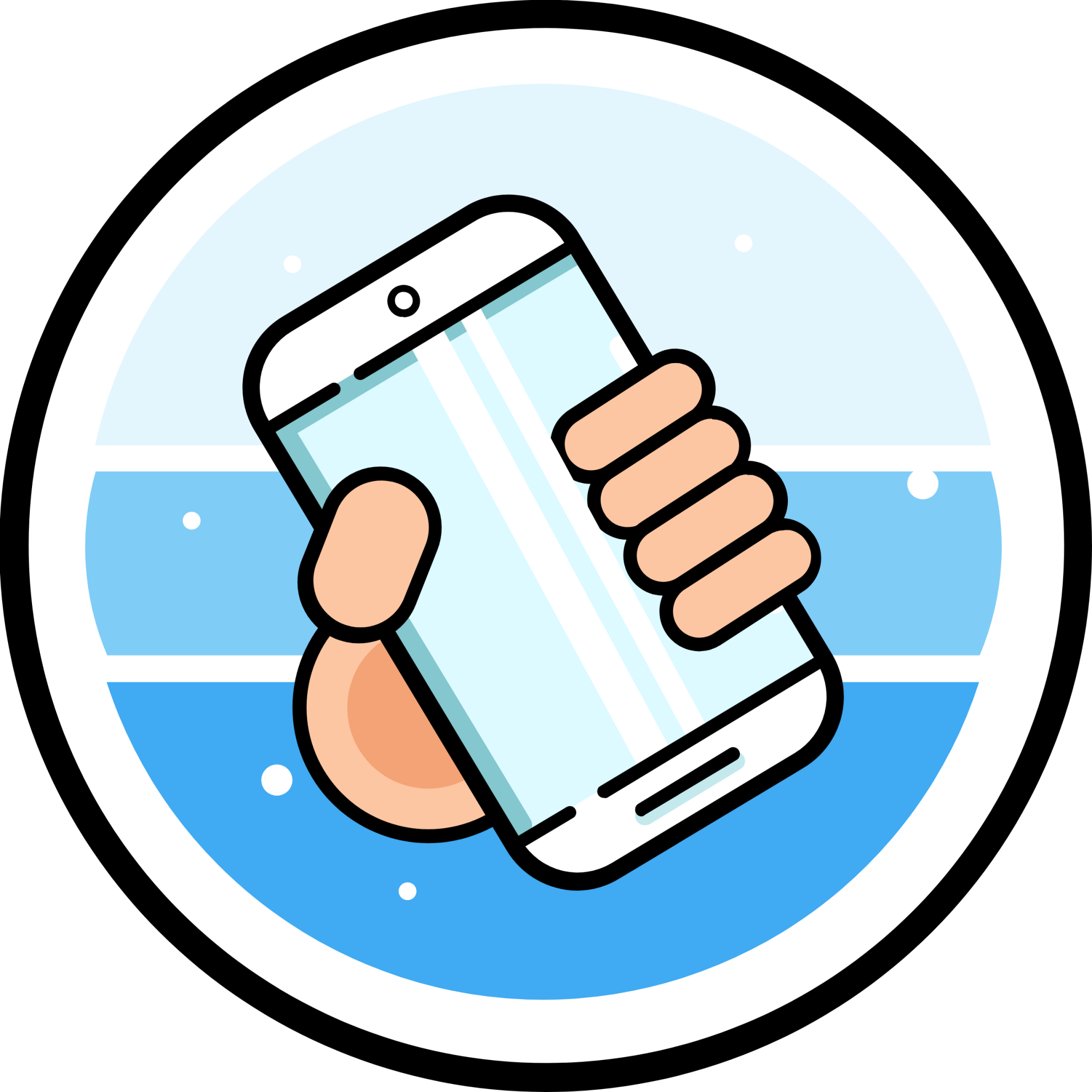 phone icon 8 illustration