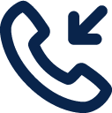 phone incoming line contact icon