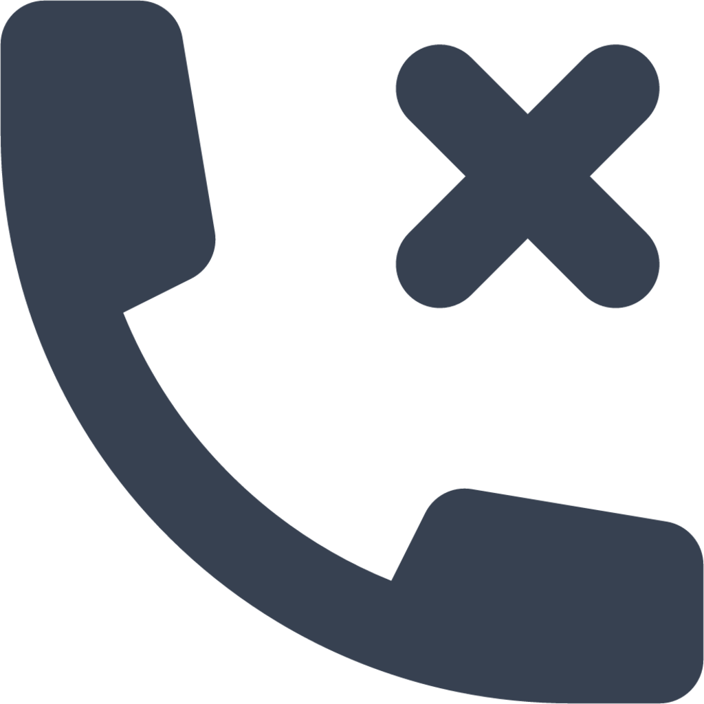 phone missed call icon